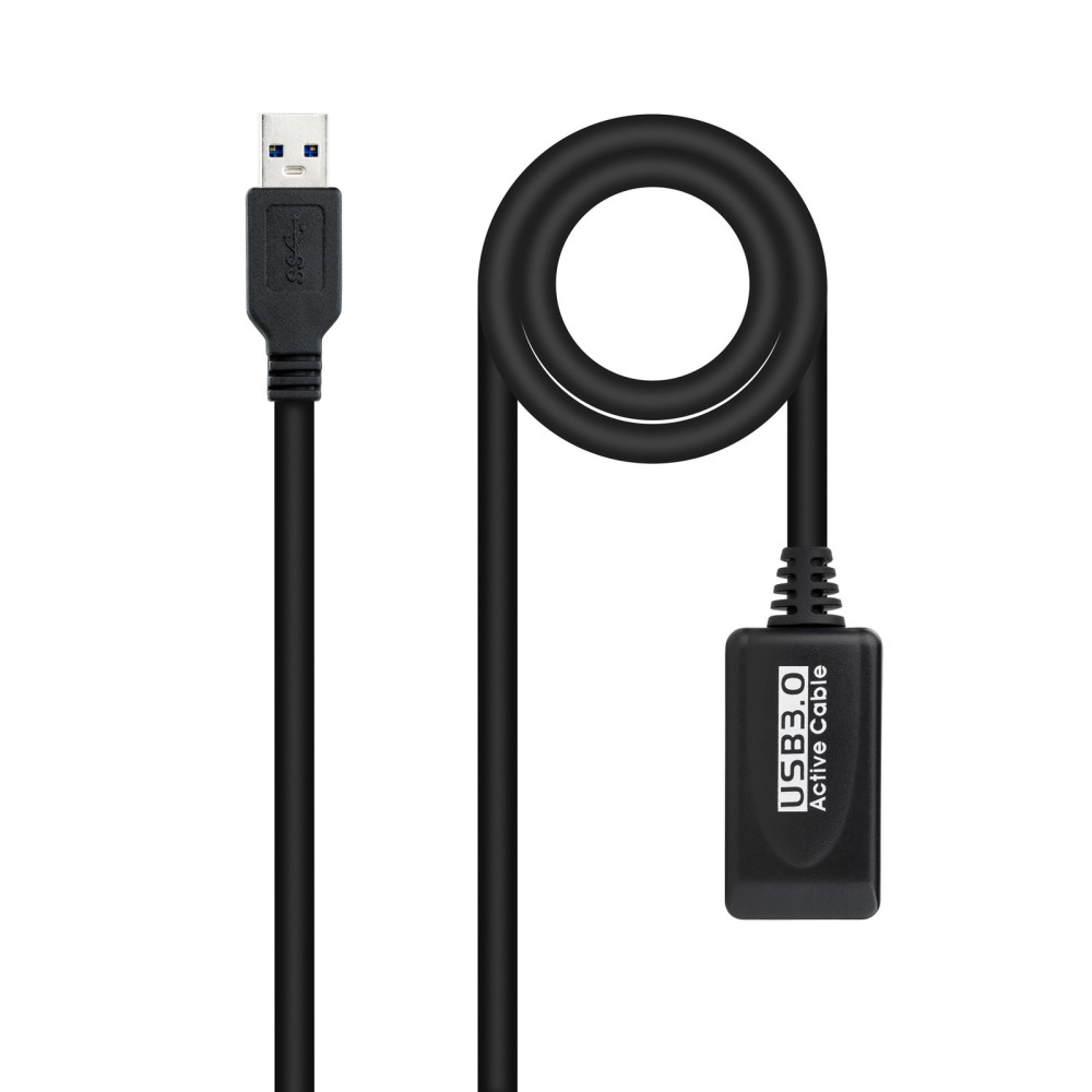 CABLE USB 3.0 PROLONGADOR AMPLIFICADOR TIPO AM-AH 5 M NANOCABLE 10.01.0311