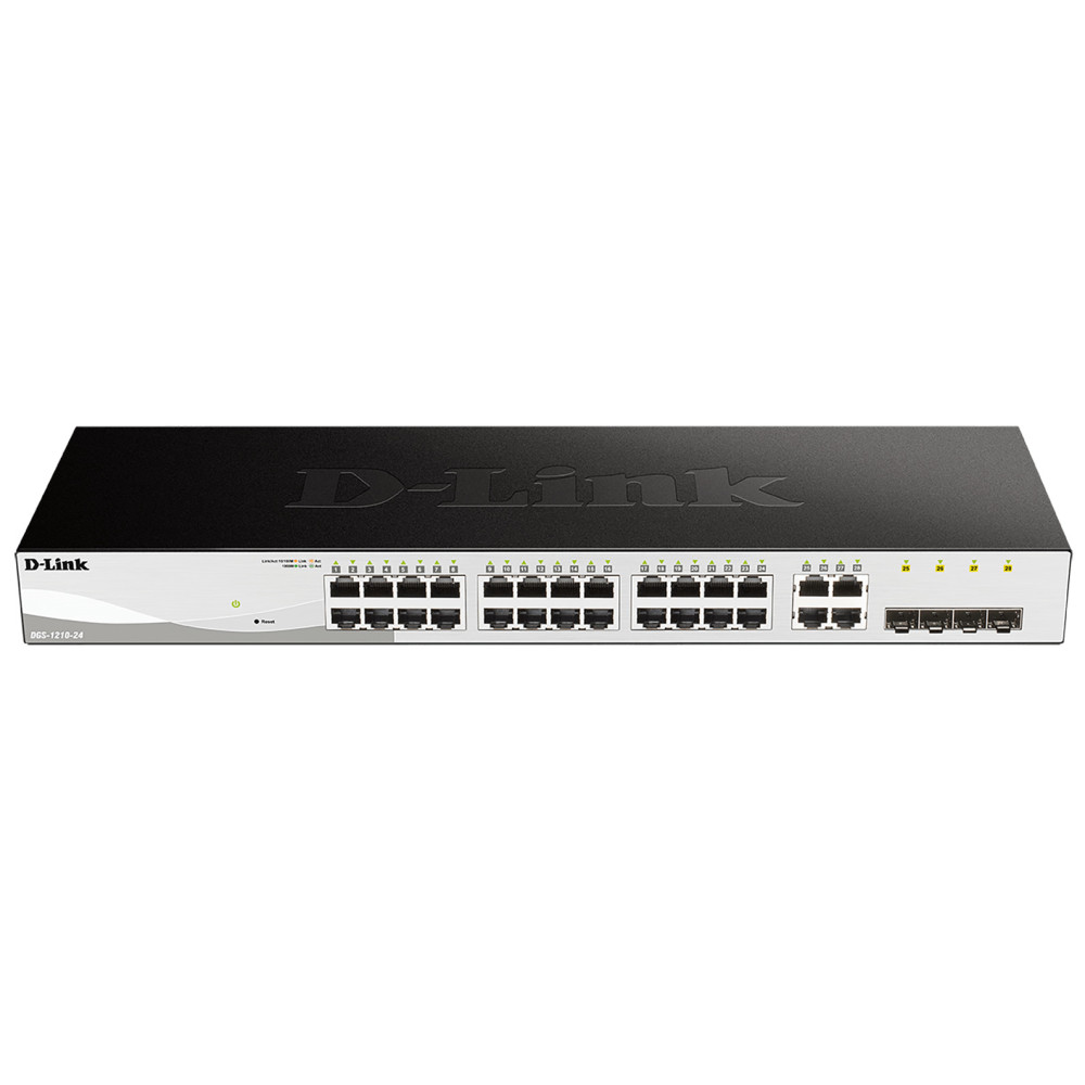 SWITCH D-LINK 24P DGS-1210-24 E 10 100 1000 4P SFP COMBO