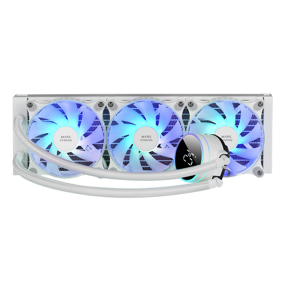 VENTILADOR REFRIGERACION LIQUIDA MARS GAMING MLLCD360 BLANCO