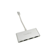 HUB USB-C COOLBOX 3 USB 3.0(A) + POWERDELIVERY COO-HUC3U3PDuc