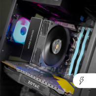 VENTILADOR PROCESADOR MARS GAMING MCPUX4 NEGRO SOCKET 1200 1700   AM4  AM5