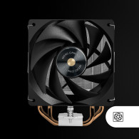 VENTILADOR PROCESADOR MARS GAMING MCPUX4 NEGRO SOCKET 1200 1700   AM4  AM5