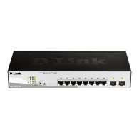 SWITCH D-LINK 10P DGS-1210-10P E 8P 10 100 1000 PoE +2P SFP 100 1000