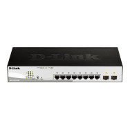 SWITCH D-LINK 10P DGS-1210-10P E 8P 10 100 1000 PoE +2P SFP 100 1000
