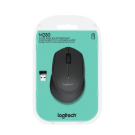 RATON LOGITECH INALAMBRICO M280 NEGRO IN USB 2.4GHZ 910-004287