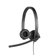 AURICULAR LOGITECH H570E CON MICROFONO USB NEGRO 981-000575