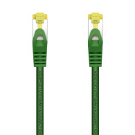 CABLE RED LATIGUILLO RJ45 LSZH CAT.7 SFTP AWG26 VERDE 0.25M AISENS A146-0480