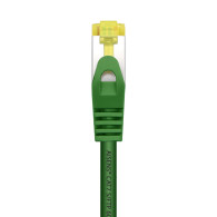 CABLE RED LATIGUILLO RJ45 LSZH CAT.7 SFTP AWG26 VERDE 0.25M AISENS A146-0480