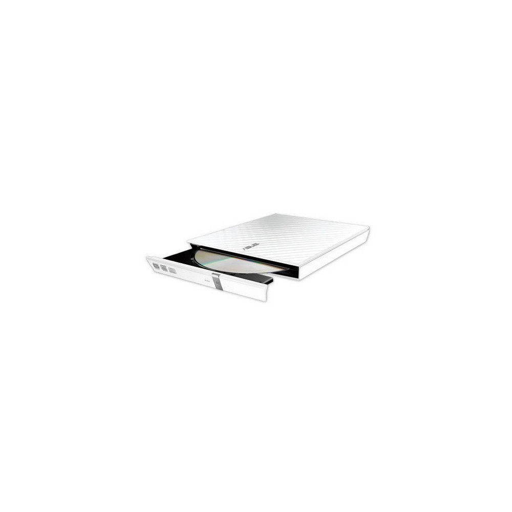 REGRABADOR EXTERNO DVD ASUS SDRW-08D2S-U LITE (BLANCO)(SLIM)(USB)