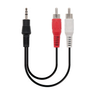 CABLE AUDIO ESTEREO 3.5M-2XRCAM 5.0 M NANOCABLE 10.24.0305