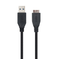 CABLE USB 3.0 TIPO AM-MICRO BM NEGRO 1.0 M NANOCABLE 10.01.1101-BK