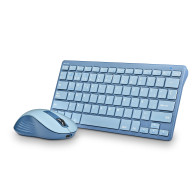 TECLADO NGS RATON FANTASY KIT INALAMBRICO MULTIMODO RECARGABLE USB-C BLUE