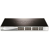 SWITCH D-LINK 24P DGS-1210-28P E 10 100 1000 24P PoE INCLUYE 4P SFP COMBO