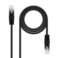 CABLE RED LATIGUILLO RJ45 CAT.6 UTP AWG24 NEGRO 3.0 M NANOCABLE 10.20.0403-BK