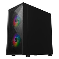 CAJA MICRO-ATX B200 BLACK(2*14CM ARGB FRONT+1*12cm ARGB TRASERO)UNYKA UK113011