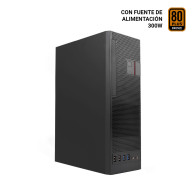 CAJA MICRO-ATX COOLBOX SLIM T360 (Fuente300sbz) 2USB3.0 COO-PCT360-2