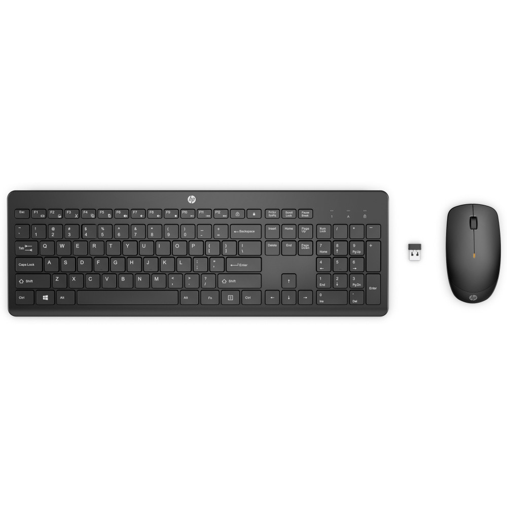 TECLADO HP RATON 235 INALAMBRICO NEGRO 1Y4D0UT
