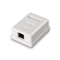 ROSETA DE SUPERFICIE RJ45 CAT.6 FTP 1 TOMA BLANCO AISENS A139-0303