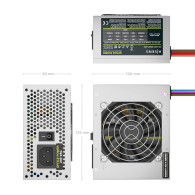 FUENTE ALIMENTACION SFX 500W AISENS PLATA OEM ASPC-500SF -SEO