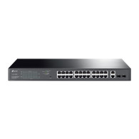 SWITCH TP-LINK 24P GIGABIT PoE + 10 100 100Mbps+ 2PUERTOS SFP TL-SG1428PE