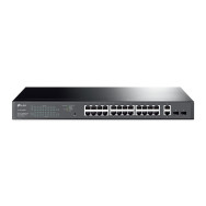 SWITCH TP-LINK 24P GIGABIT PoE + 10 100 100Mbps+ 2PUERTOS SFP TL-SG1428PE