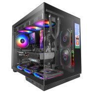 SEMITORRE GAMING ATX MARS GAMING MCMIRAGE SIN FUENTE NEGRO