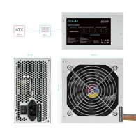 FUENTE ALIMENTACION ATX 550W TOOQ TQAPOLO-550SP