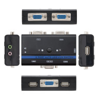 KVM SWITCH VGA USB 1U-2PC+CABLENANOCABLE 10.12.0001