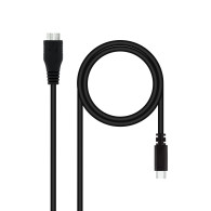 CABLE USB 3.0 USB-C M-MICRO B M NEGRO 1.0 M NANOCABLE 10.01.1201-BK