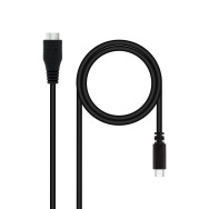 CABLE USB 3.0 USB-C M-MICRO B M NEGRO 1.0 M NANOCABLE 10.01.1201-BK