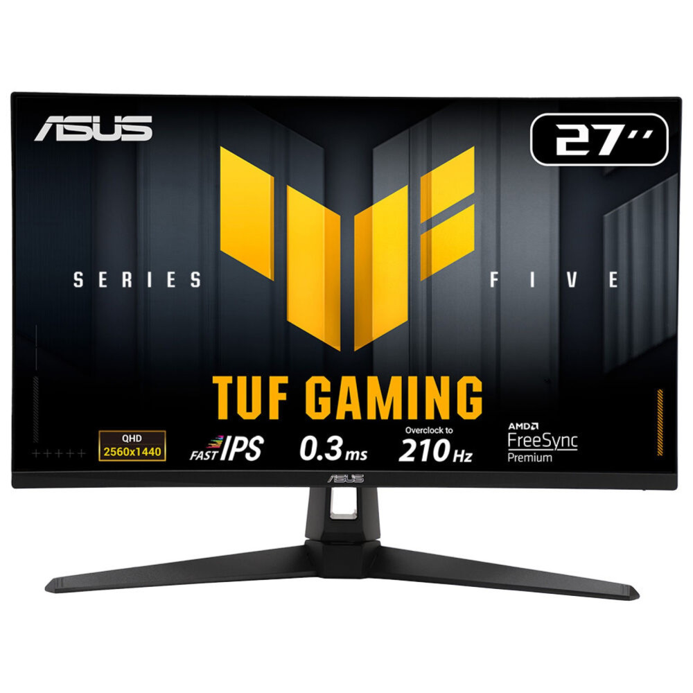 MONITOR 27" GAMING ASUS TUF VG27AQ5A QHD 0.3MS 210HZ IPS MULTIMEDIA NEGRO
