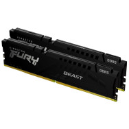 MEMORIA KIT DDR5 32GB(2X16GB) PC5-41600 5200MHZ KINGSTON FURY KF552C40BBK2-32