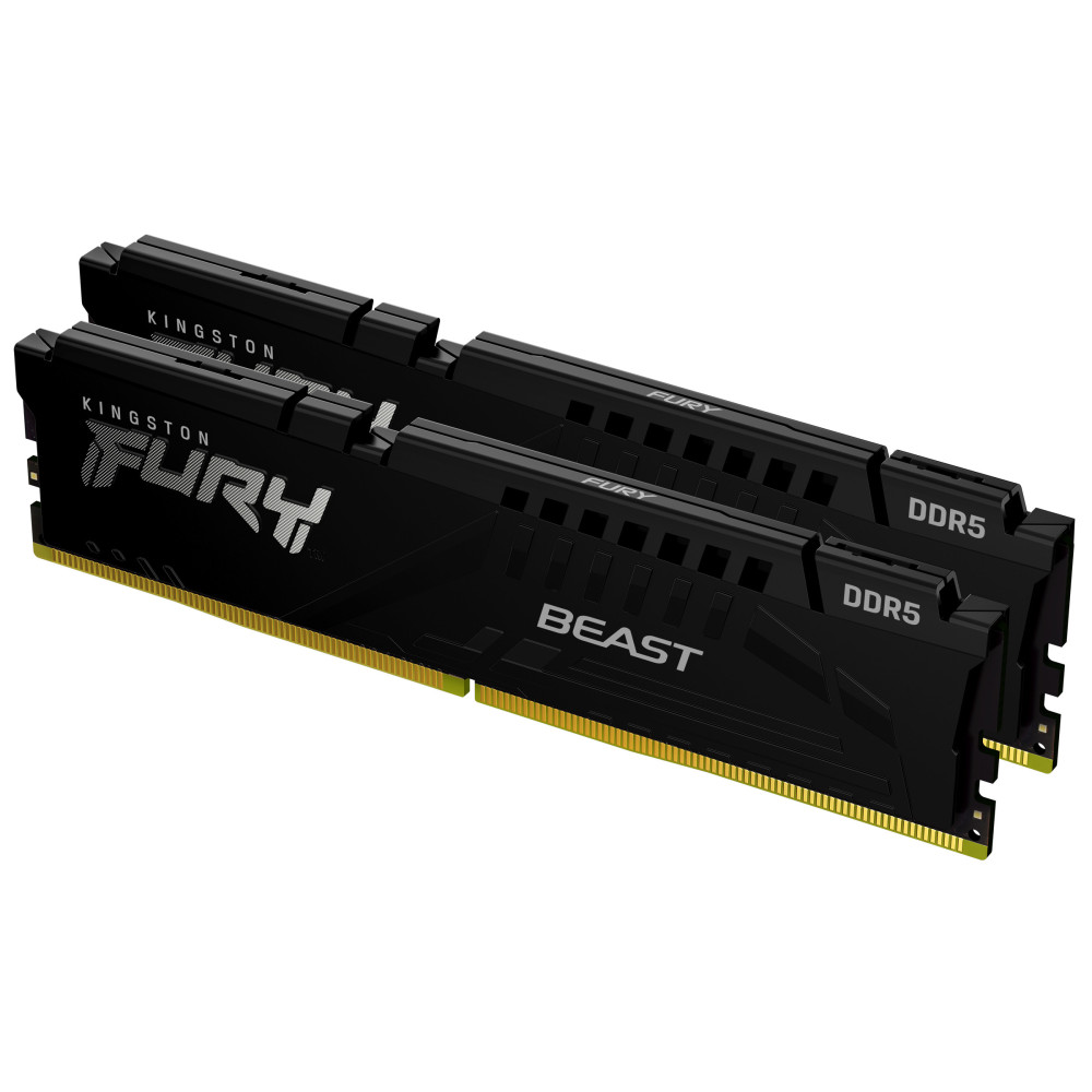 MEMORIA KIT DDR5 32GB(2X16GB) PC5-41600 5200MHZ KINGSTON FURY KF552C40BBK2-32