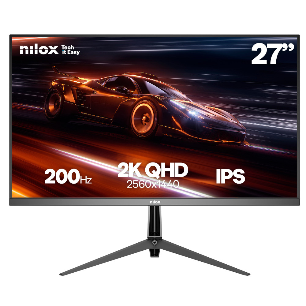 Nilox NXM272K20001 27" QHD 2K IPS 200Hz 1ms FreeSync G-Sync Negro