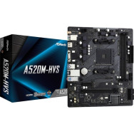 PB AMD SAM4 ASROCK A520M-HVS 4SATA3 M2 6USB32 PCIE HDMI MATX