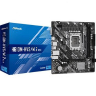 PB S1700 ASROCK H610M-HVS/M.2 2DDR4 SATA PCIE HDMI DVI DP M2 mATX
