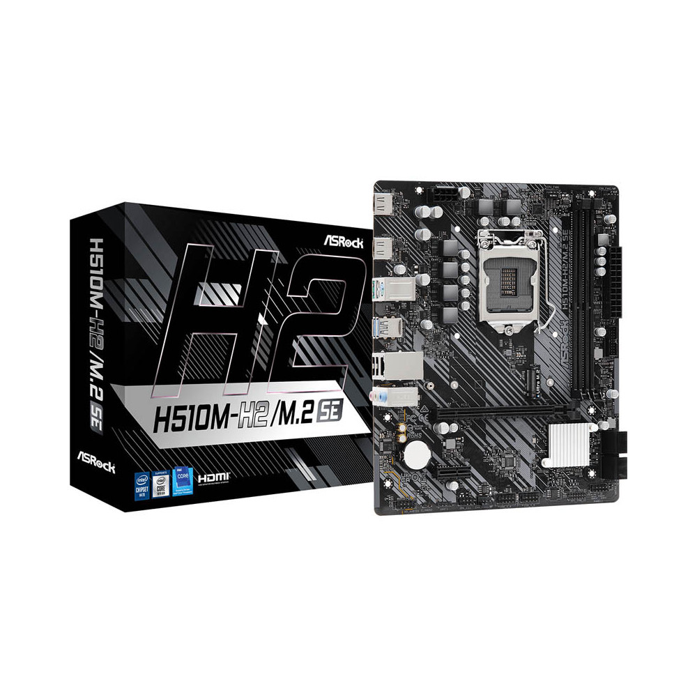 PB S1200 ASROCK H510M-H2/M.2 SE 2DDR4 4SATA3 M2 PCIE HDMI USB3.2 MATX