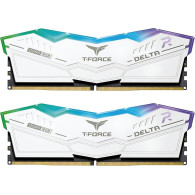 KIT MEMORIA RAM TEAMGROUP DELTA 32GB (2X16GB) DDR5 5600MHZ RGB WHITE