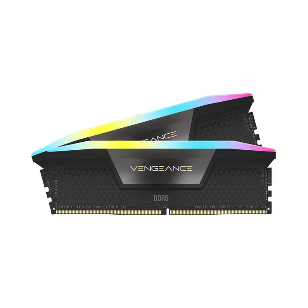 Memoria DDR5 Corsair Vengeance RGB 32GB 2x16GB 6400MHz CL36 XMP Negro