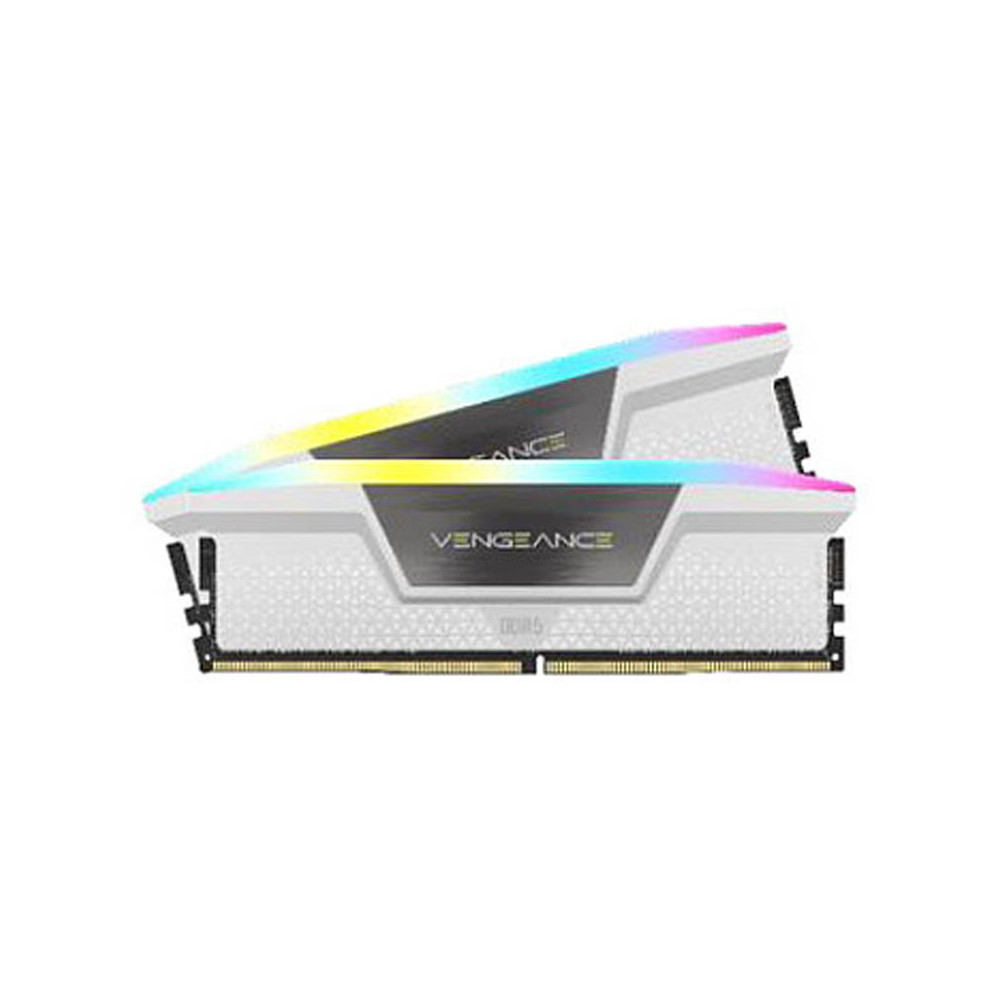 MEMORIA KIT DDR5 32GB(2X16GB) PC5-48000 6000MHZ CORSAIR VENGEANCE WHITE RGB