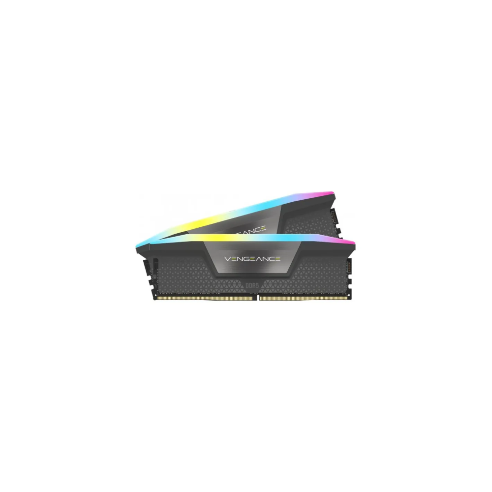 MEMORIA KIT DDR5 32GB(2X16GB) PC5-48000 6000MHZ CORSAIR VENGEANCE RGB CL36 GREY