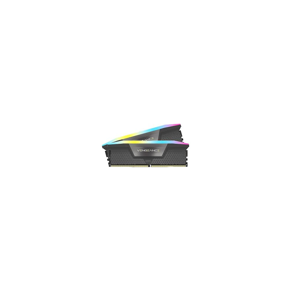 Memoria DDR5 Corsair Vengeance RGB 64GB 2x32GB 6000MHz CL30 EXPO-XMP Gris