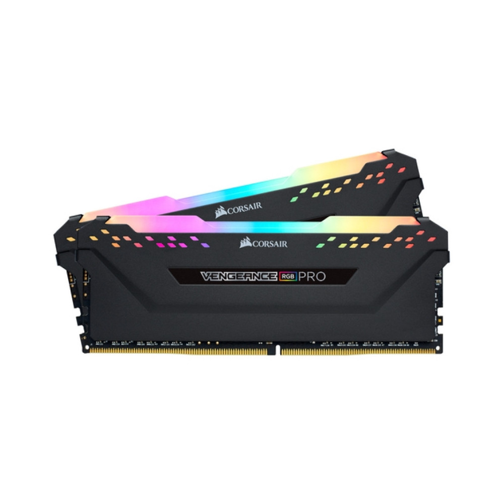 DIMM DDR4 16GB 3200GHZ. 2 X 8GB CORSAIR VENGEANCE RGB PRO CMW16GX4M2Z3200C
