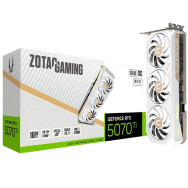 Tarjeta Gráfica Zotac Gaming GeForce RTX 5070 Ti SOLID CORE OC White Edition 16GB GDDR7 DLSS4
