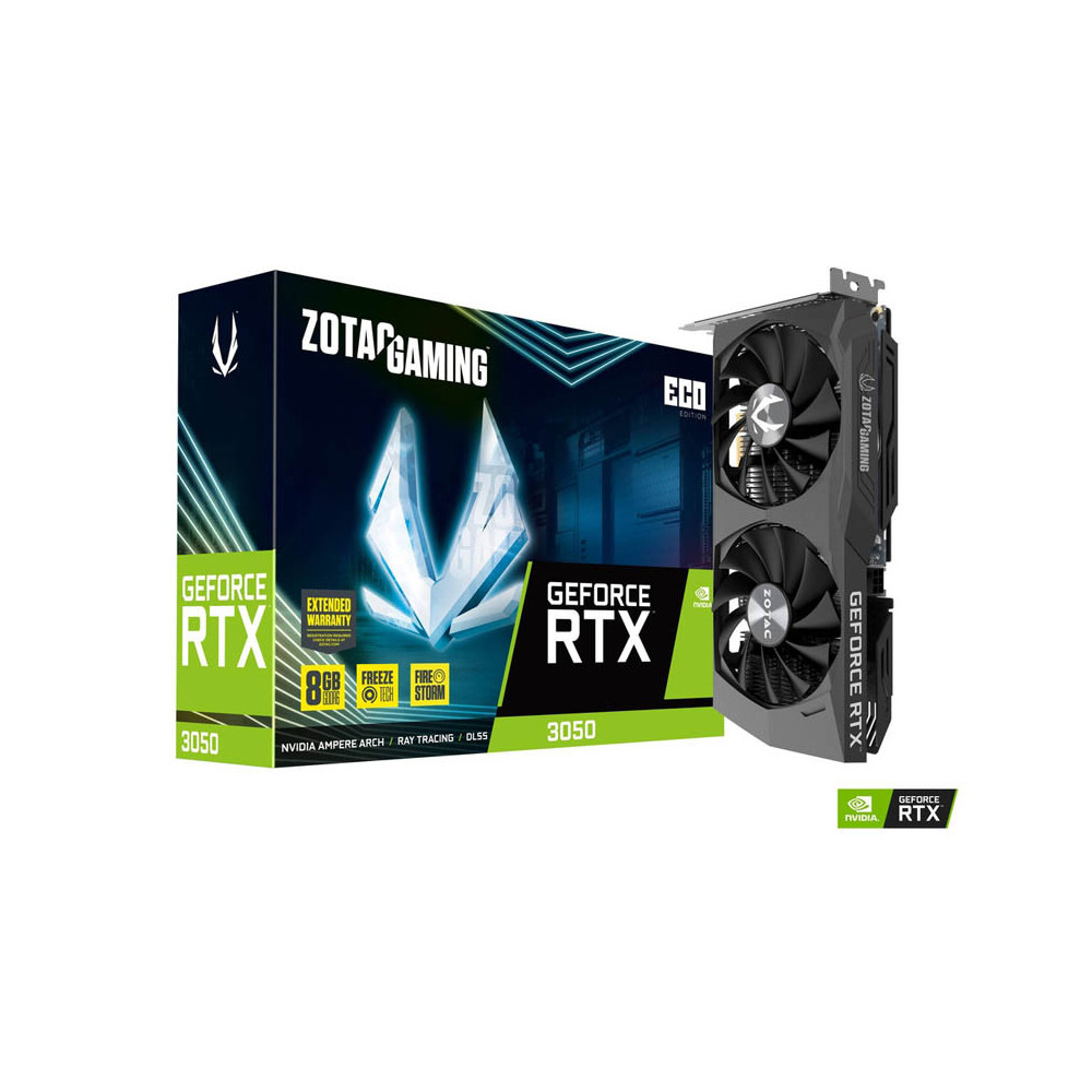 VGA PCI-EX NVIDIA ZOTAC GAMING RTX3050 ECO 8GB DDR6 HDMI 3DP ZT-A30500K-10M