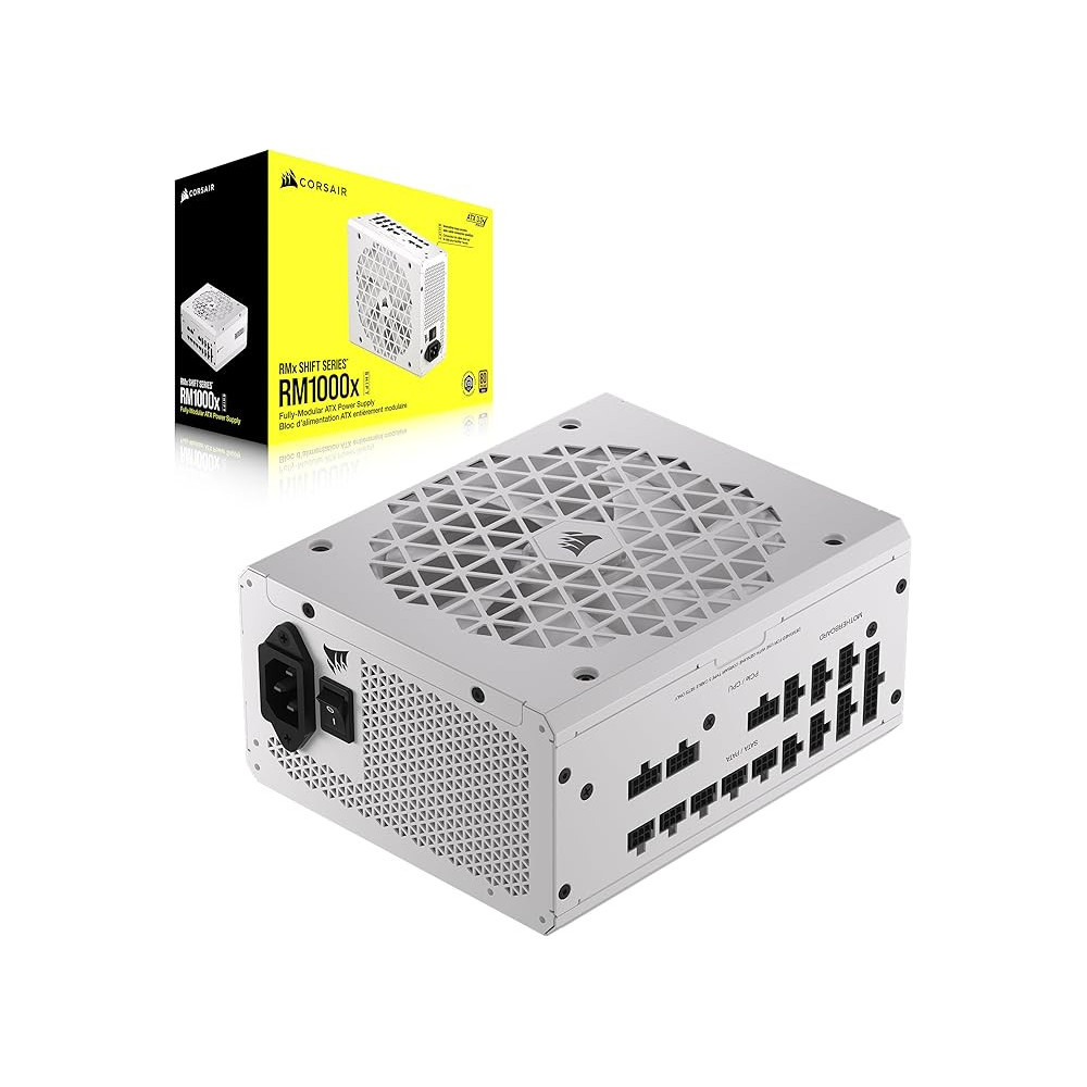 FUENTE CORSAIR RM1000X Shift White 80 Plus Gold 1000W ATX 3.1 PCIE 5.1 Modular