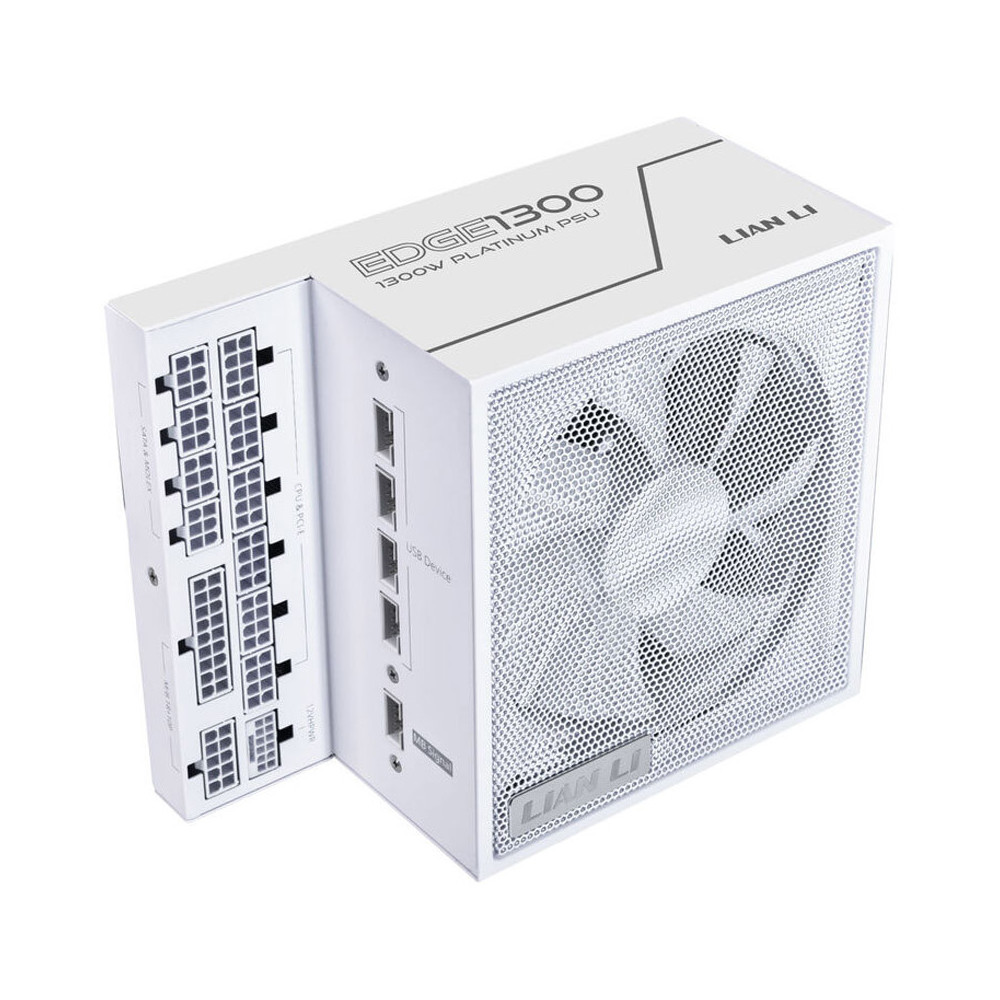 Fuente/PSU Lian Li Edge EG1300 80 Plus Platinum 1300W ATX 3.1 PCIE 5.1 Modular Blanco