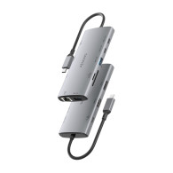 DOCK AISENS 10 EN USBC A HDMI DISPLAY RJ45 2USBA 3USBC SD MICROSD ASUC-10P050-GR