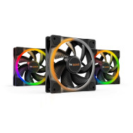 VENTILADOR CAJA ADICIONAL 12X12 BE QUIET LIGHT WINGS 120 ARGB BLACK TRIPLE PACK