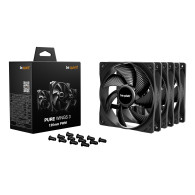 VENTILADOR CAJA ADICIONAL 12X12 BE QUIET PURE WINGS 3 BLACK TRIPLE PACK